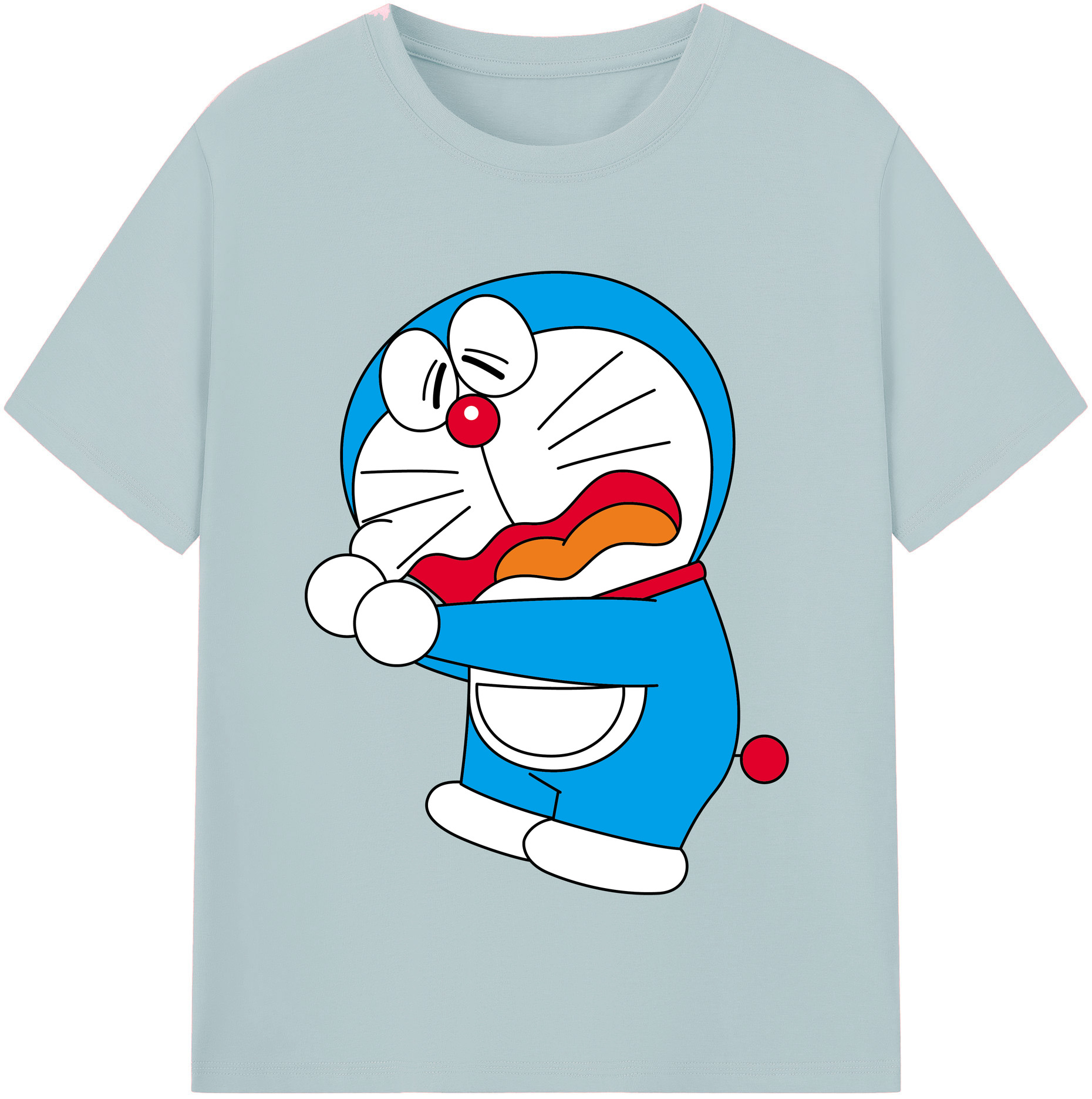 （画像用） ドラえもん Doraemon 綿100％半袖Tシャツ（フロントプリント）